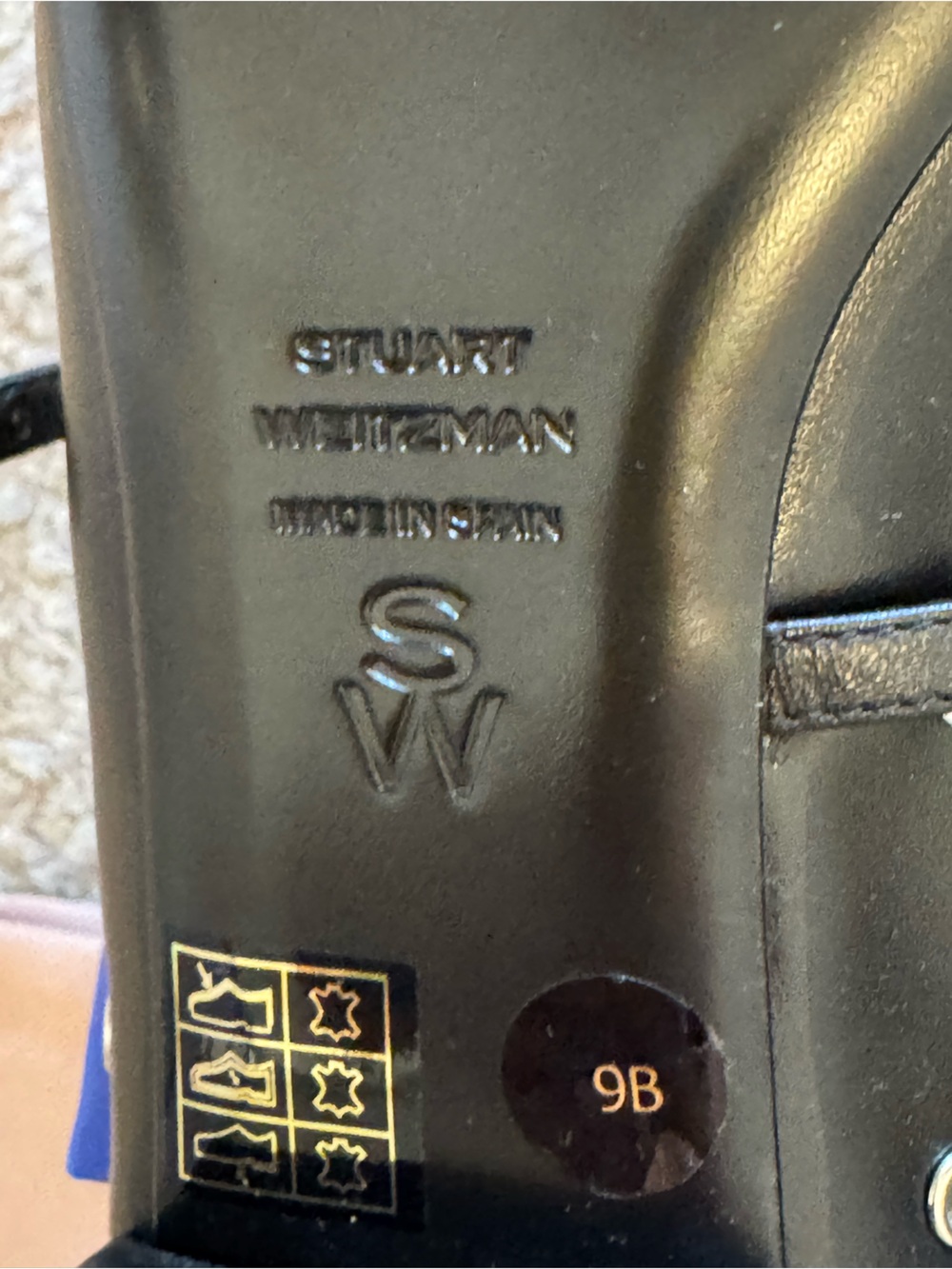 NEW Stuart Weitzman Claris Stud Ballet Flat - Picture 6 of 6